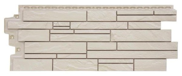 Фасадная панель Grand Line Скала Стандарт молочный купить в Александрове