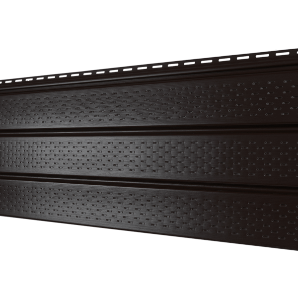 Софит Ю-Пласт PRO Классический с полной перфорацией, коричневый купить в Александрове