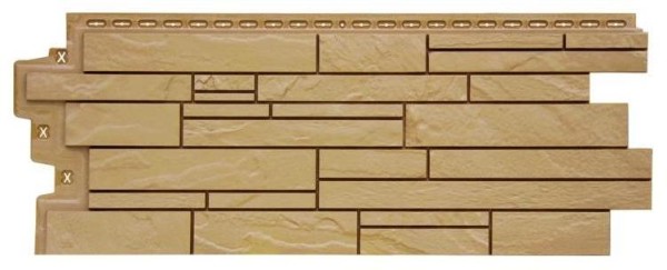 Фасадная панель Grand Line Скала Стандарт песочная купить в Александрове
