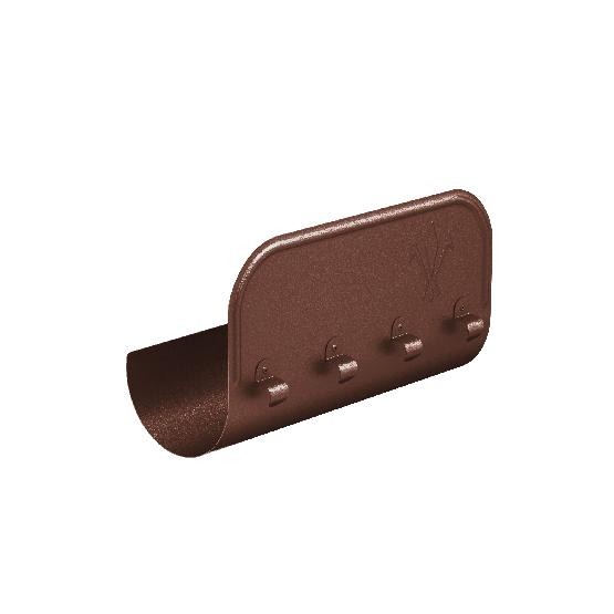 Водосток Aquasistem, Система 150/100 - Ограничитель перелива прямой RAL 8017 Коричневый matt купить в Александрове