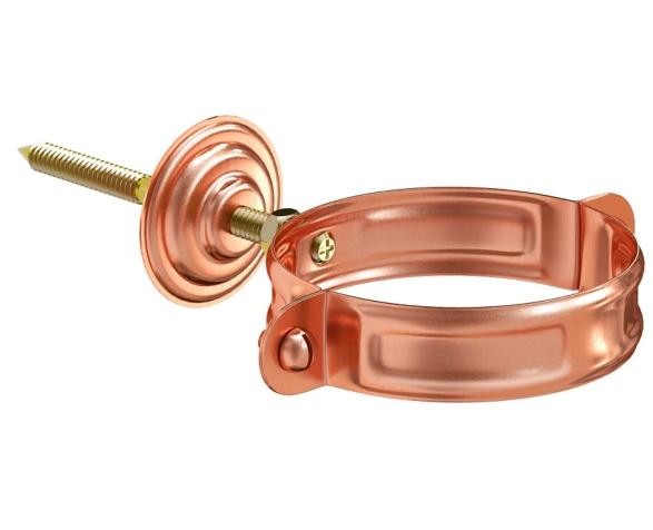 Водосток Aquasistem, система 150/100 - Хомут для крепления трубы медный купить в Александрове