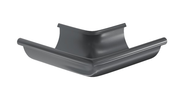 Водосток Aquasistem, система 150x100 - Угол желоба, наружный 90° RR 23 Маренго купить в Александрове