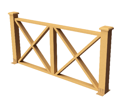 Ограждения декоративное ДПК GRINDERDECO Тауэр песчаник купить в Александрове