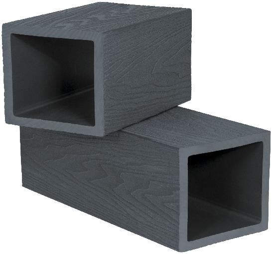 Столб опорный Polivan SINGARAJA 3D фактура дерева, чёрный купить в Александрове