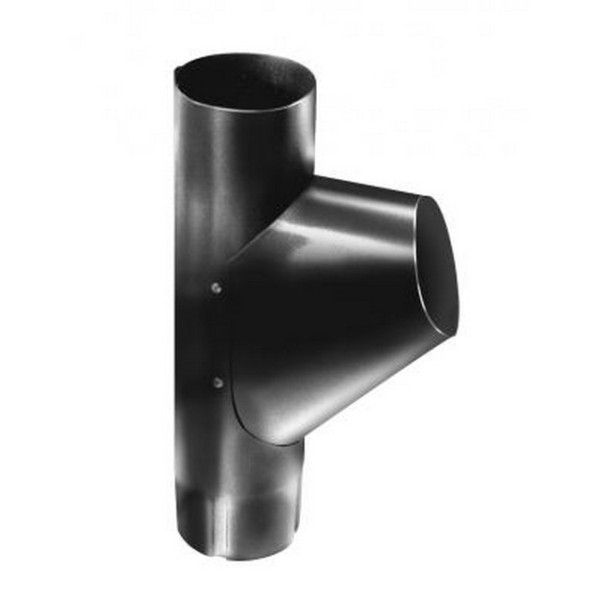 Водосток Grand Line 125x90 – Тройник RAL 9005 купить в Александрове