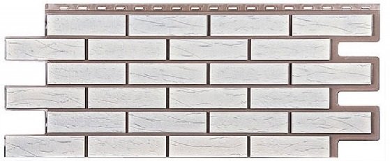 Фасадная панель T-Сайдинг-Кирпич Саман Белый купить в Александрове