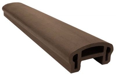 Перила вехнее фигурное Woodvex Select Темно - Коричневый купить в Александрове