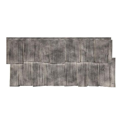 Фасадная панель T-Сайдинг- Щепа Дуб ЭКО-2 Самшит