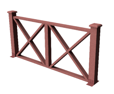 Ограждения декоративное ДПК GRINDERDECO  Тауэр мербау