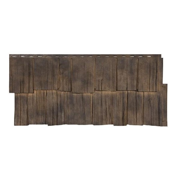 Фасадная панель T-Сайдинг- Щепа Дуб ЭКО-2 Орех купить в Александрове