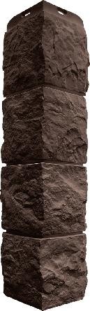 Угол наружный Альта-Профиль Туф ЭКО Коричневый купить в Александрове