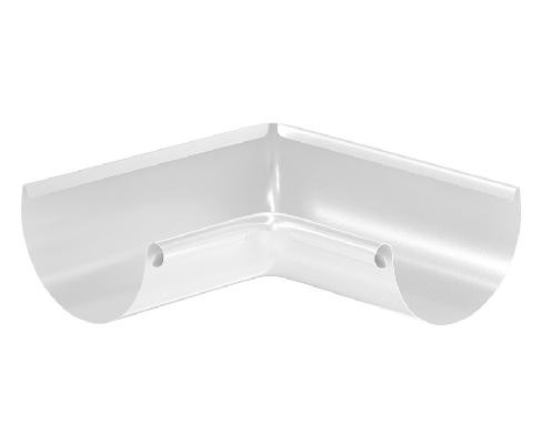 Водосток Aquasistem, система 150/100 - Угол желоба, внутренний 90° RAL 9003 Белый купить в Александрове