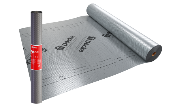 Пароизоляционная пленка Docke, BD 80 (повышенной прочности) купить в Александрове
