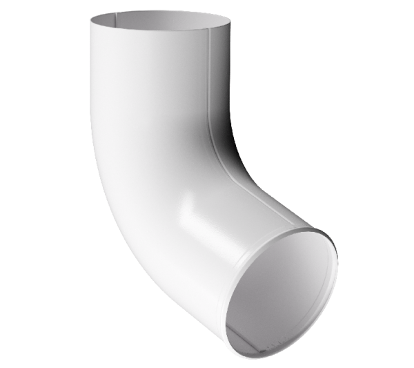 Отвод трубы D90 Döcke STAL PREMIUM Пломбир, (RAL 9010) купить в Александрове