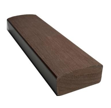 Лавочный брус Ecodecking Некст полнотелый брашированный 70х35 шоколад (под заказ) купить в Александрове