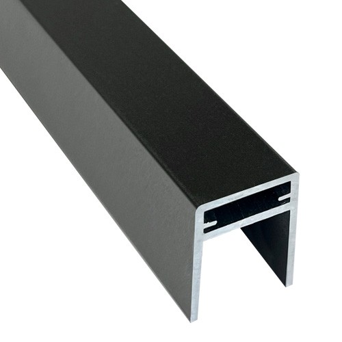 П-профиль Алюминиевый EasyDecking 35x25 Черное дерево купить в Александрове