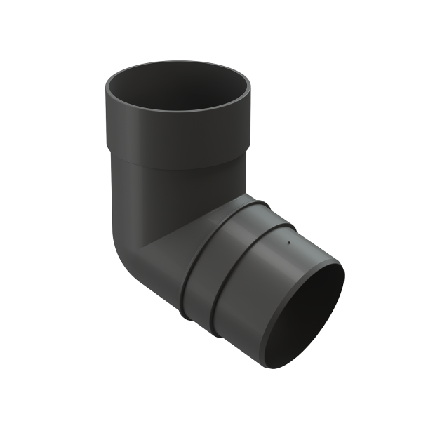 Колено 72˚ для водосточной трубы Docke Premium Графит купить в Александрове