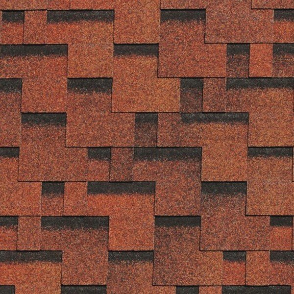 Гибкая черепица Docke, коллекция Генуя – Паприка купить в Александрове