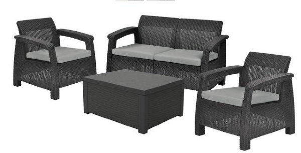 Комплект Corfu box set со столиком-ящиком для подушек (Европа) купить в Александрове