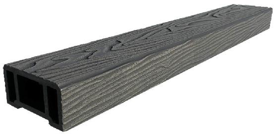 Перила ДПК 3D GardenParkett фактура дерева Графит купить в Александрове