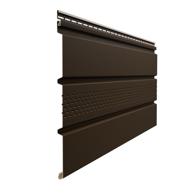 Софит Элит с центральной перфорацией Коричневый (темный дуб) купить в Александрове