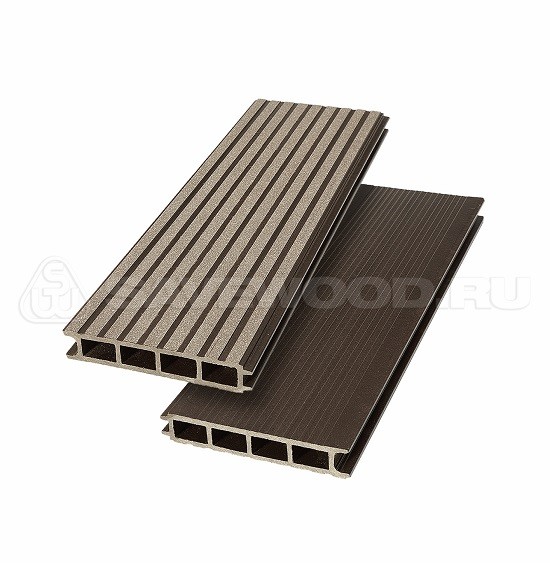 Террасная доска из ДПК SW Ulmus «SaveWood» темно-коричневый купить в Александрове