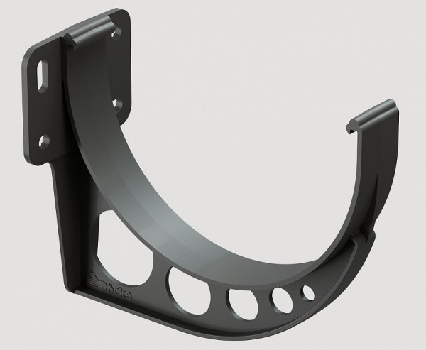 Кронштейн желоба ПВХ Docke STANDART серый купить в Александрове