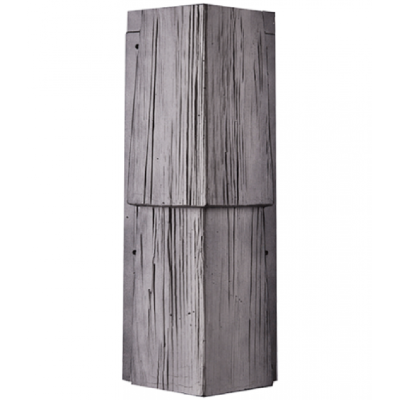 Угол T-Сайдинг-Щепа дуб ЭКО-2 Самшит