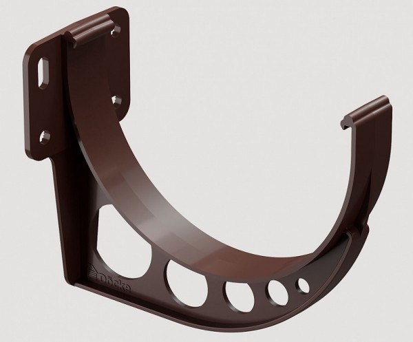 Кронштейн желоба ПВХ Docke STANDART Тёмно-коричневый купить в Александрове
