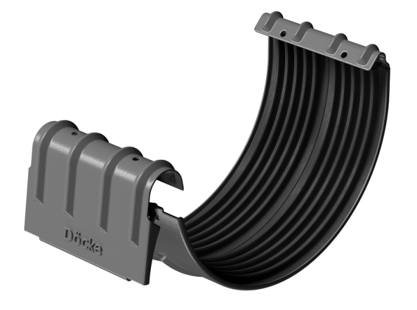 Соединитель желобов D125 Döcke STAL PREMIUM Графит, (RAL 7024) купить в Александрове