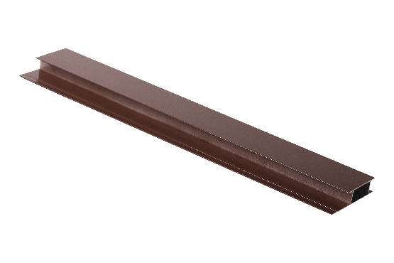 Профиль стыковочный, алюминиевый, бурый купить в Александрове