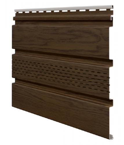 Софит ламинированный VOX NATURE с центральной перфорацией, Орех купить в Александрове