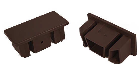 Заглушка для перил торцевая из алюминия GardenParkett Венге купить в Александрове