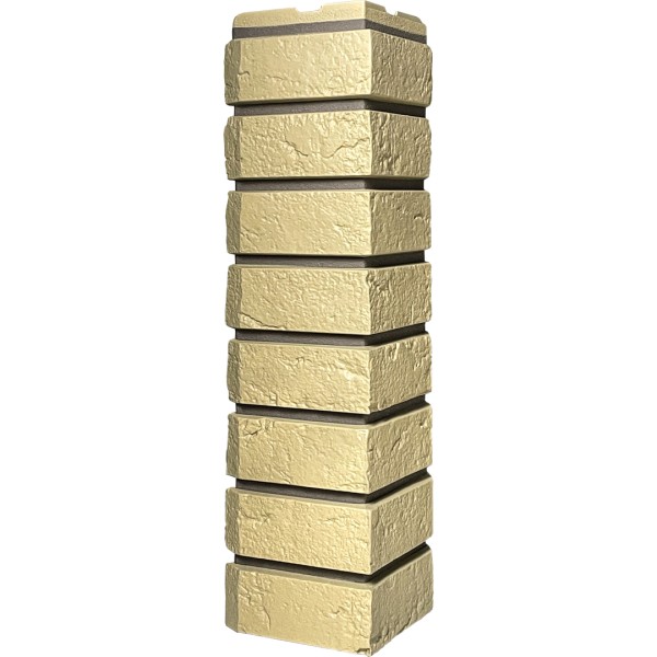 Угол наружный ДАЧНЫЙ Серия Баварский кирпич Песочный купить в Александрове