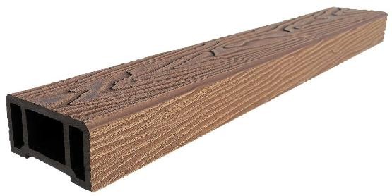 Перила ДПК 3D GardenParkett фактура дерева Светло-коричневый купить в Александрове