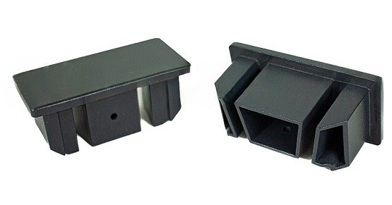 Заглушка для перил торцевая из алюминия GardenParkett Графит купить в Александрове