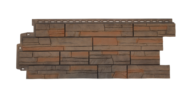 Фасадная панель Grand Line Сланец Элит Сандал купить в Александрове
