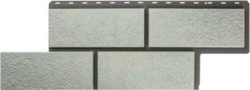 Фасадная панель Альта-Профиль Неаполитанский камень - Белый купить в Александрове