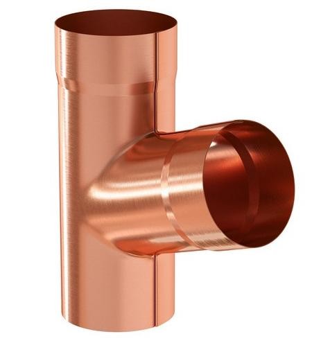 Водосток Aquasistem, система 150/100 - Тройник трубы медный купить в Александрове