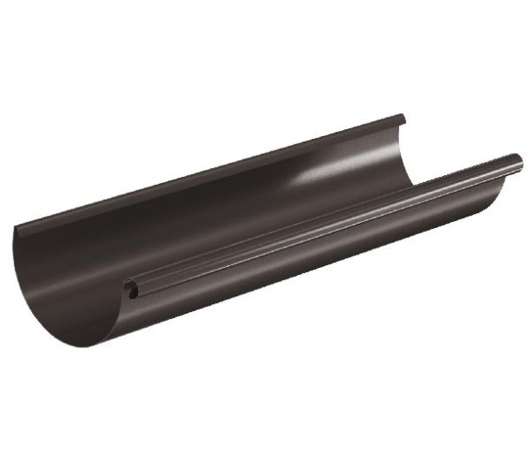 Водосток Aquasistem, система 125x90 - Водосточный желоб 3.00м RR 32 Тёмно-Коричневый купить в Александрове