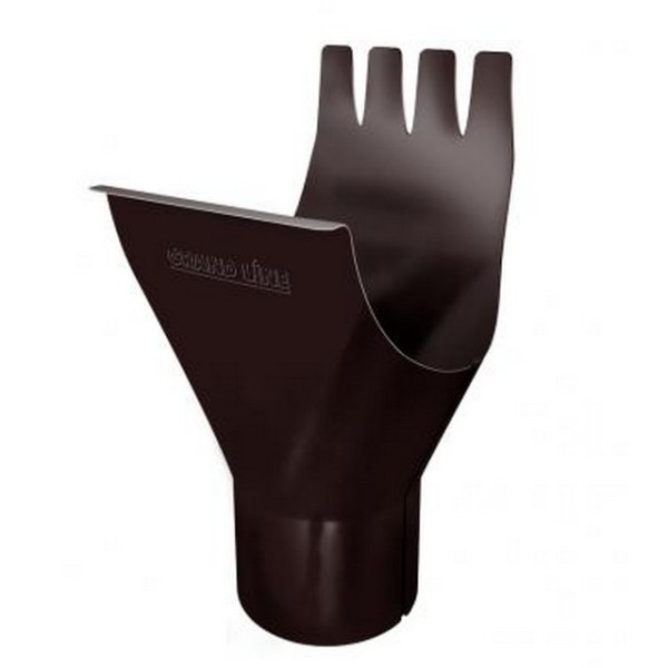 Водосток Grand Line 125x90 – Воронка желоба RAL 8017 купить в Александрове