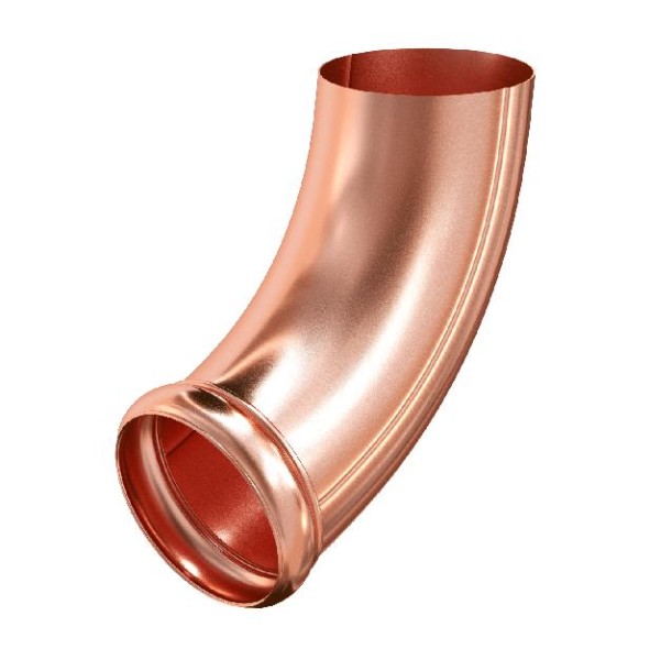 Водосток Aquasistem, система 125x90 - Отвод трубы декоративный медный купить в Александрове