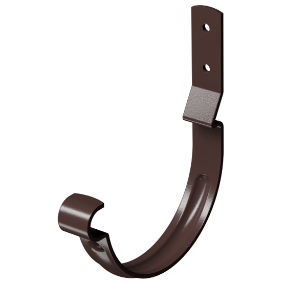 Карнизный крюк короткий (гнутый) D125 Döcke STAL PREMIUM Шоколад, (RAL 8019) купить в Александрове