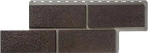 Фасадная панель Альта-Профиль Неаполитанский камень - Коричневый купить в Александрове