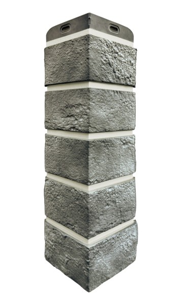 Угол Grand Line состаренный кирпич Элит гранит, ШОВ белый купить в Александрове