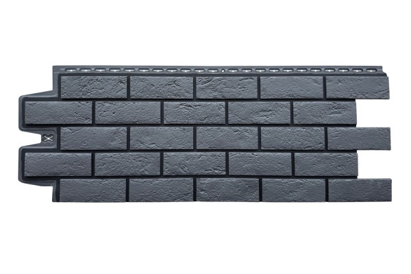 ФП Grand Line состаренный кирпич премиум Графит (шов RAL 9005) купить в Александрове