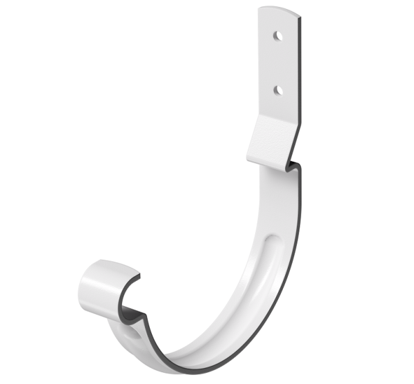 Карнизный крюк короткий D125 (гнутый) Döcke STAL PREMIUM Пломбир, (RAL 9010) купить в Александрове