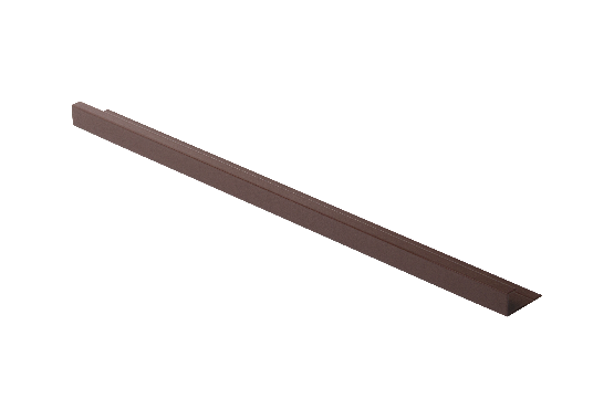 Профиль финишный,алюминиевый, бурый купить в Александрове