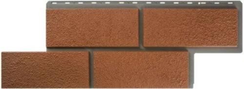 Фасадная панель Альта-Профиль Неаполитанский камень - Терракотовый купить в Александрове