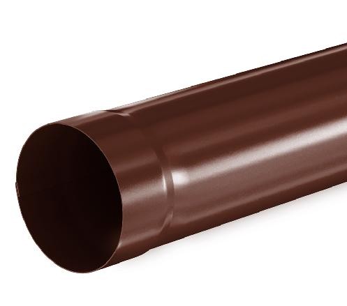 Водосток Aquasistem, система 125x90 - Труба водосточная 3.00м RAL 8017 Коричневый купить в Александрове